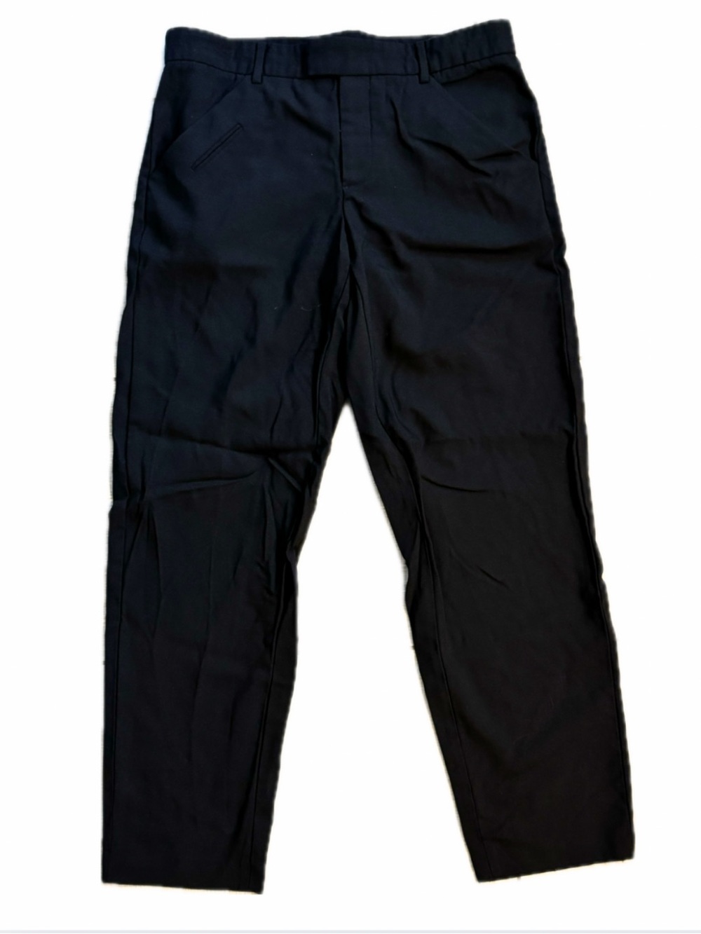 Helmut Lang Vintage Black Virgin Wool Trousers 4